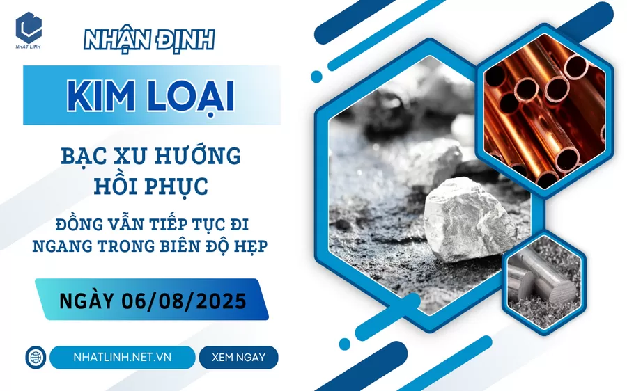 NHẬN ĐỊNH: NHÓM KIM LOẠI NGÀY 06/08/2025
